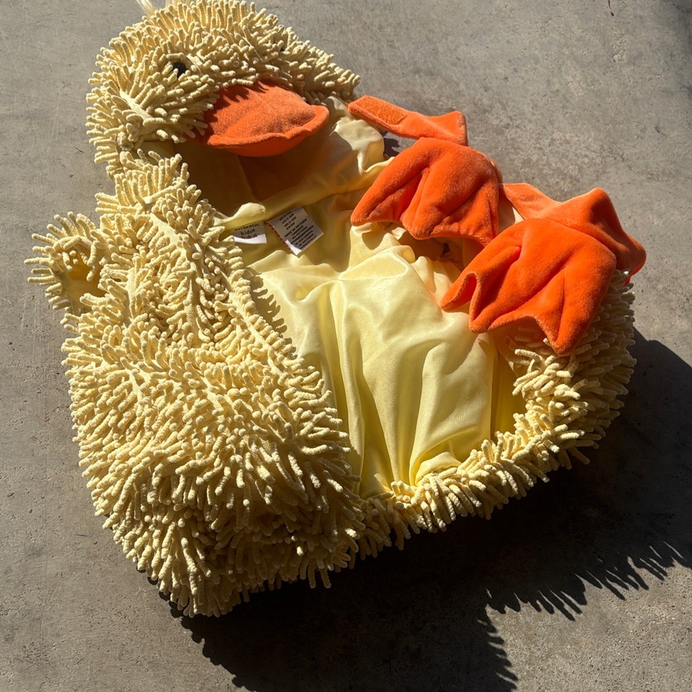 Charming Yellow Duckling Kids Costume
